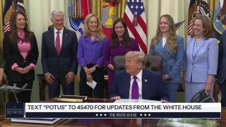 President Trump Participates in a Maternal Healthcare Event