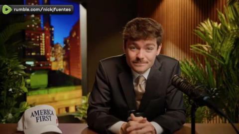 Nick Fuentes: “It’s always two more weeks to slow the spread, a ceasefire in Iran, mass..."
