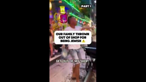 JEWS GET KICKED OUT OF SHOP AS The Owner Is Not Too Crazy About Jews