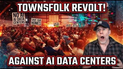 UPRISING Against AI Data Centers - And the LYING CUNTS trying to rip everyone off while building and running them.