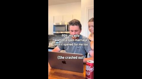 An Open Marriage - For She - But Not For He