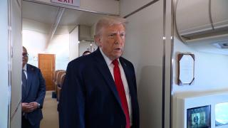 President Trump Gaggles with Press on Air Force One En Route Chippewa Falls, WI, Jun. 5, 2026
