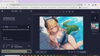 My AI Harem Pics of the Day Episode 309 Dragons In School Swimsuits