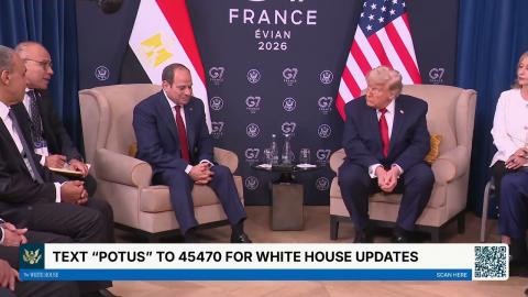 President Trump Participates in a Bilateral Meeting with the President of the Arab Republic of Egypt