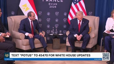 President Trump Participates in a Bilateral Meeting with the President of the Arab Republic of Egypt