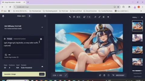 My AI Harem Pics of the Day Episode 323 Dragon Sailors
