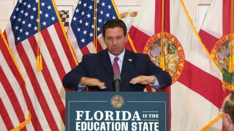 Governor DeSantis Highlights Success of Progress Monitoring in K-12 Education