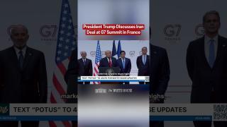 President Trump breaks down the Iran deal to close out the G7 Summit in Evian, France.
