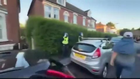 Patriots mostly peaceful protesting and attacking system pigs in Southampton