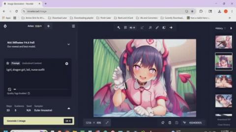 My AI Harem Pics of the Day Episode 318 Dragon Nurses