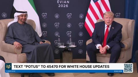 President Trump Participates in a Bilateral Meeting with the President of the United Arab Emirates