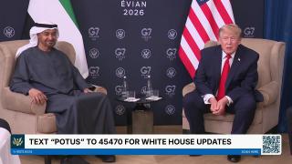 President Trump Participates in a Bilateral Meeting with the President of the United Arab Emirates