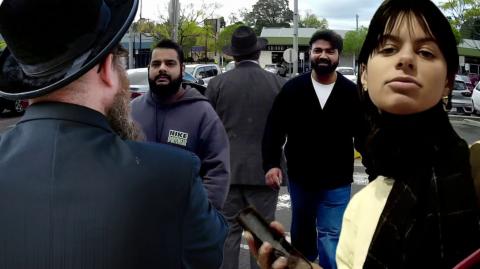 Shopping mall theater The Synagogue of satan's worldwide communist targeting watch list