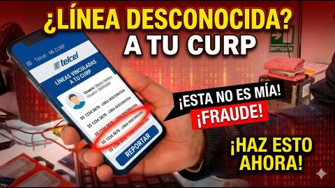 ¿Vincularon una LÍNEA DESCONOCIDA a tu CURP? Haz ESTO Ahora