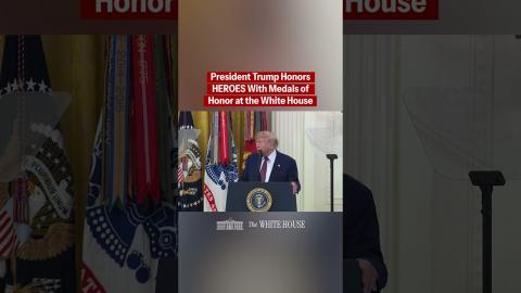 President Trump is awarding three outstanding heroes the Medal of Honor. ❤️