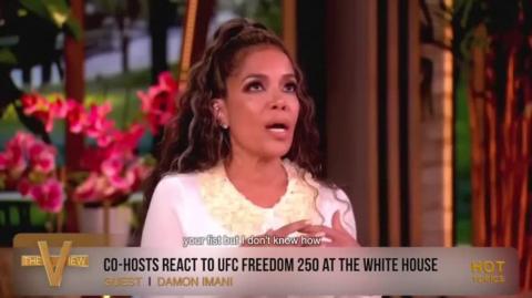 Sunny Said UFC at White House ISN'T EMBLEMATIC of America