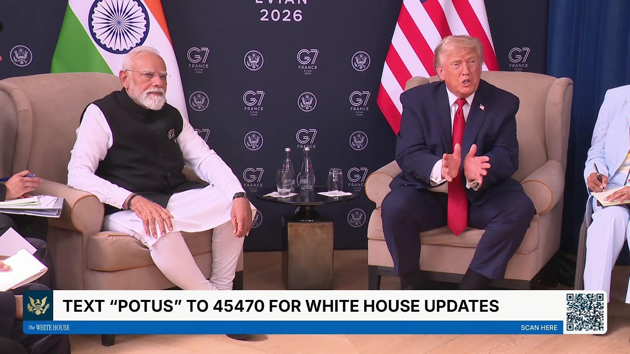 President Trump Participates in a Bilateral Meeting with the Prime Minister of the Republic of India