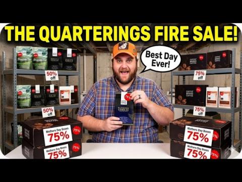 The Quartering Coffee Fire SALE! 75% Off, It All Must Go!