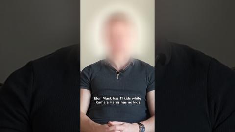 Elon Musk Has 11 Kids, Kamala Has 0 Kids