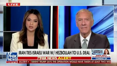 "Israel is going to do what's necessary." - Mike Pompeo