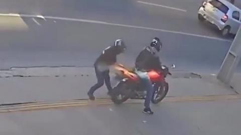 The camera captured his last moment