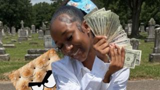 Mom Who Got Son Killed Fleeing Cops Poses With Money At Funeral