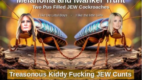 Melanoma and Iwanker Trunts - The Kiddy Fucking JEW Cunts