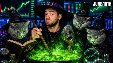 LIVE DAY TRADING: Quad Witching, The Best AI Play & Payday Friday