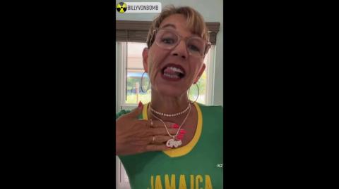 Granny Acting The Fool