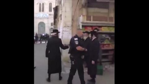 jews get ass kicked by cops