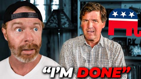 Tucker Leaves the Republican Party! (And his Haters are MAD)