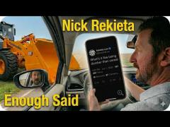 Nick Rekieta Plows Into Front Loader - COMEDY GOLD!!!