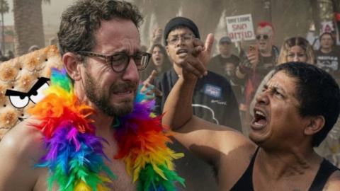Hyper Gay Law Maker Chased Out of Pride Event By Rainbow Jihadis