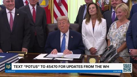 President Trump Signs the Secure America Act