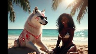 Wolf 🐺 Slumbers ⛈️ Live Stream 127  Okami