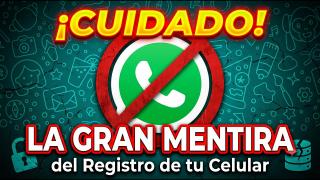 ¿Perderás WHATSAPP por el Registro de Celular? La VERDAD Técnica