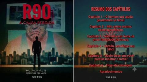 Primeiro Audiobook e livro do R90