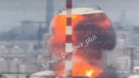Crazy Explosion at Moscow Refinery