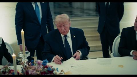 President Trump Signs Iran Memorandum of Understanding