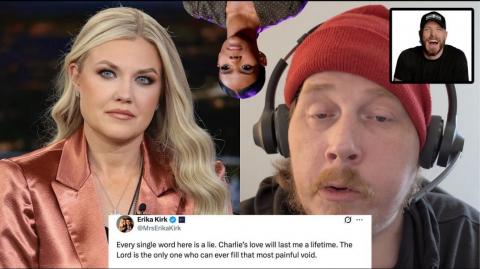 Erika Kirk CRUSHES to Bugger Eating Basment Dwelling Liar