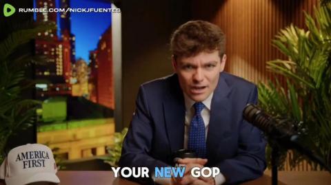 Nick Fuentes: "If we get Vivek, it's a huge backslide and you're telling people to get..."