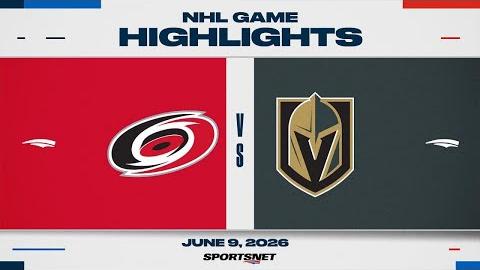 NHL Game 4 Highlights | Hurricanes vs. Golden Knights - June 9, 2026