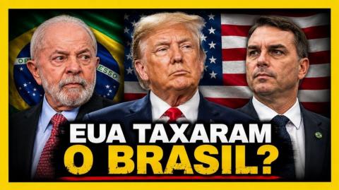 Os EUA taxaram o Brasil de novo? Veritá: Flávio Bolsonaro vence no segundo turno (Max Cardoso)