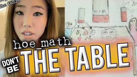 [Don't be] THE TABLE