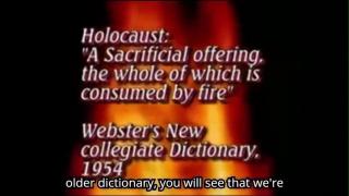 How JEW Cultists came up with the word "Holocaust".