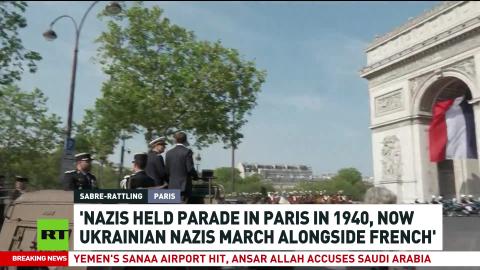 Ukrainian troops make controversial Bastille Day parade debut in Paris