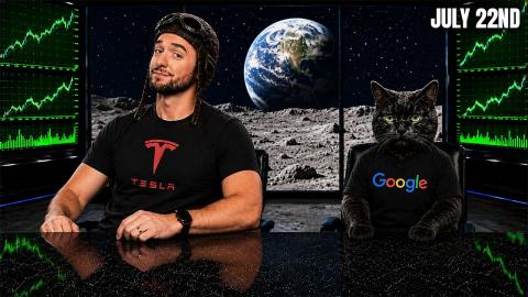 LIVE DAY TRADING: Trump's Threat, Google + Tesla Earnings, Breaking News