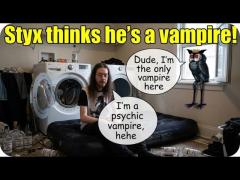 Styxhexenhammer666 Believes In Vampires, Drinks His Own Blood!