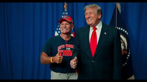 President Trump Visits General Motors Plant, Michigan