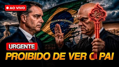 Oligarca Moraes PROÍBE visita de Flávio a Bolsonaro (PH Vox)
